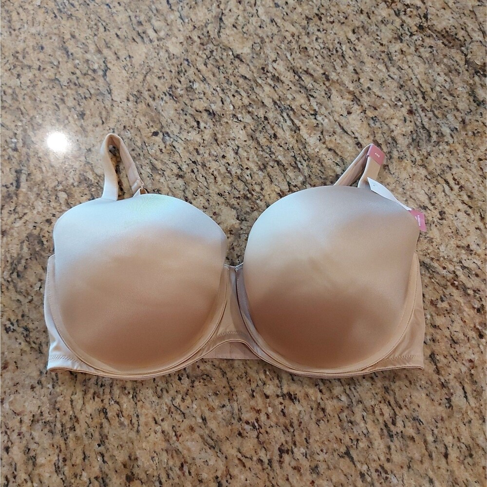 CACIQUE BOOST BALCONETTE Bra Size 40G NWT Beige Underwire Comfort Strap $53 MSRP